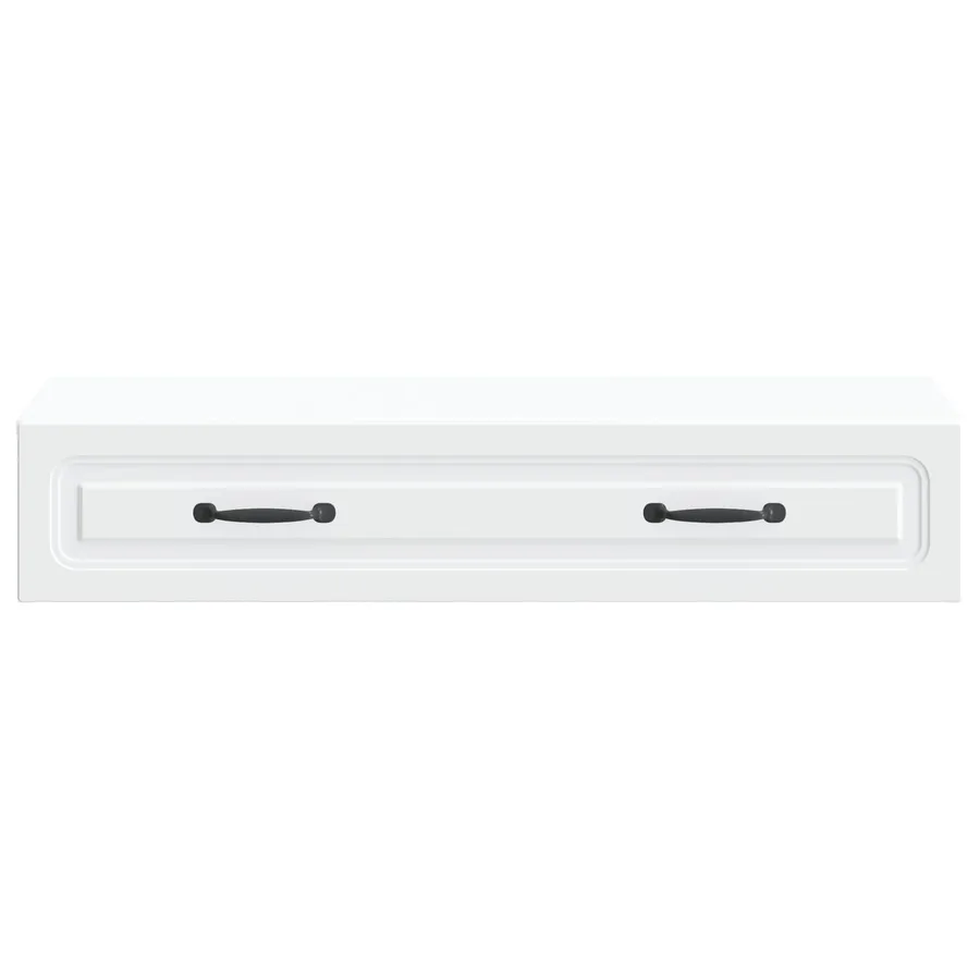 Table d'appoint murale Blanc 87,5 x 34,5 x 17 cm - 5