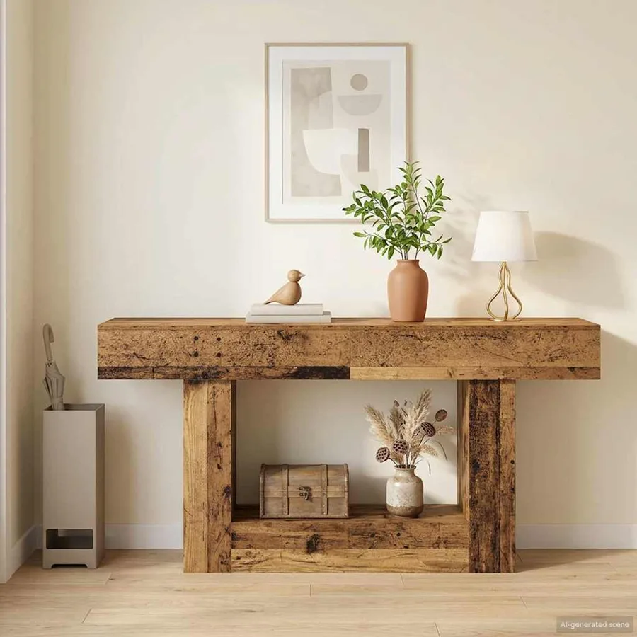 Bois ancien 160 x 30 x 74 cm - 4