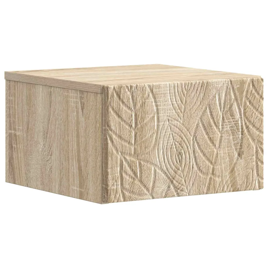 Table d'appoint murale Chêne Sonoma 34,5 x 33 x 20 cm - 2