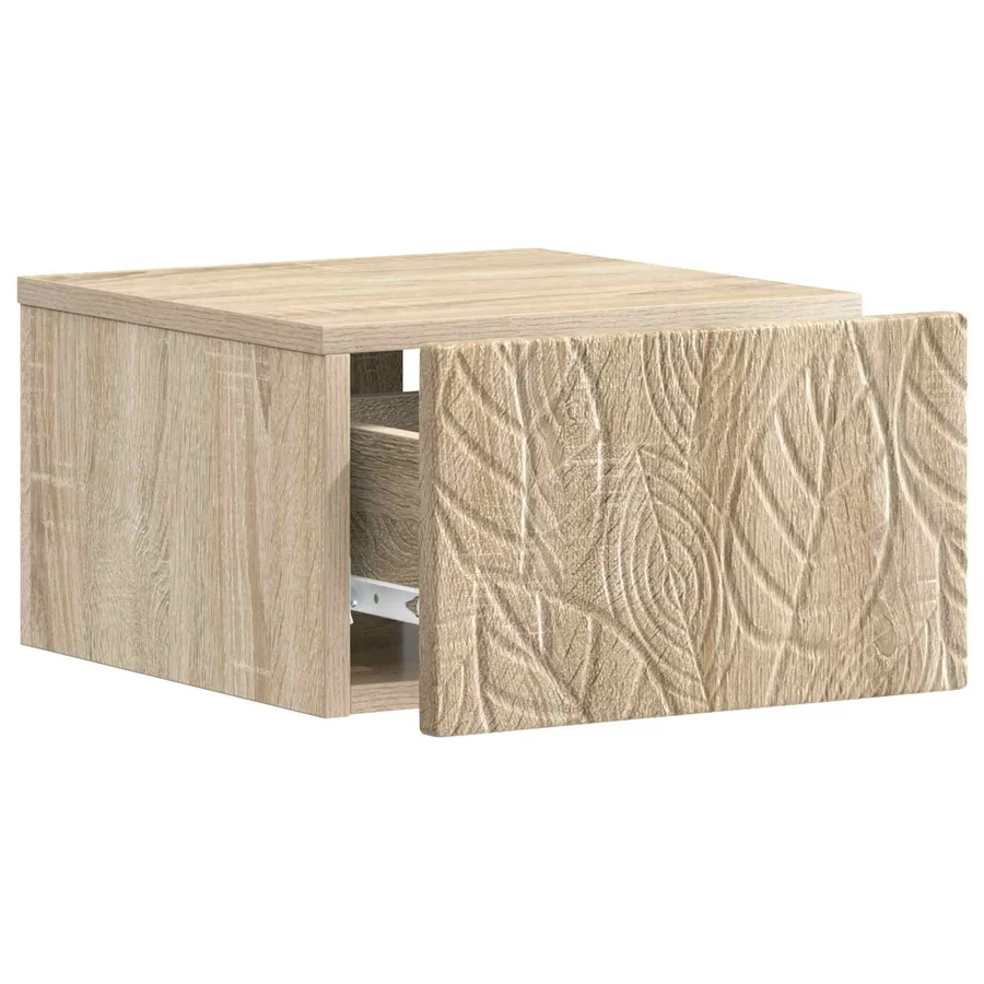 Table d'appoint murale Chêne Sonoma 34,5 x 33 x 20 cm - 3