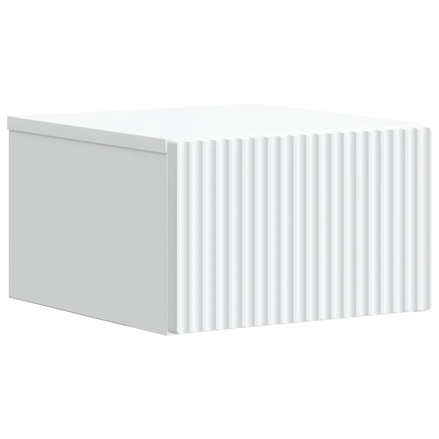 Cabinet de chevet mural 2 pcs Blanc 33 x 34,5 x 20 cm - 5
