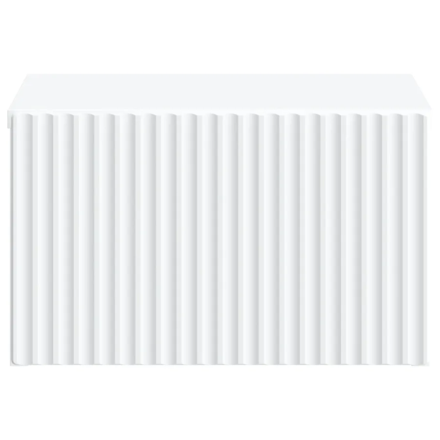 Cabinet de chevet mural 2 pcs Blanc 33 x 34,5 x 20 cm - 7
