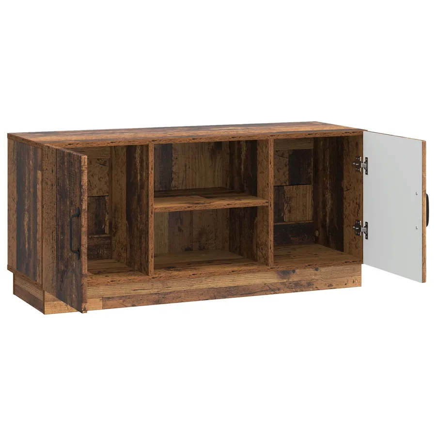Meuble TV Bois ancien 102 x 34,5 x 47 cm Bois d'ingénierie - 5