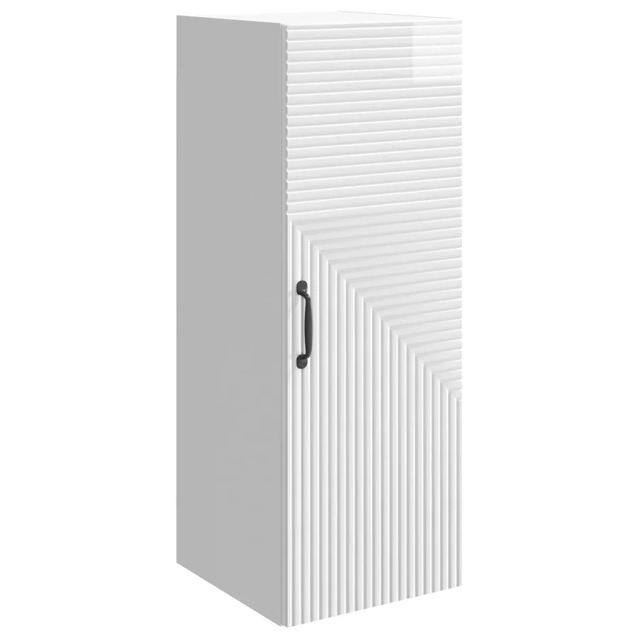 Armoire Murale Blanc brillant 33 x 34,5 x 90 cm - 2
