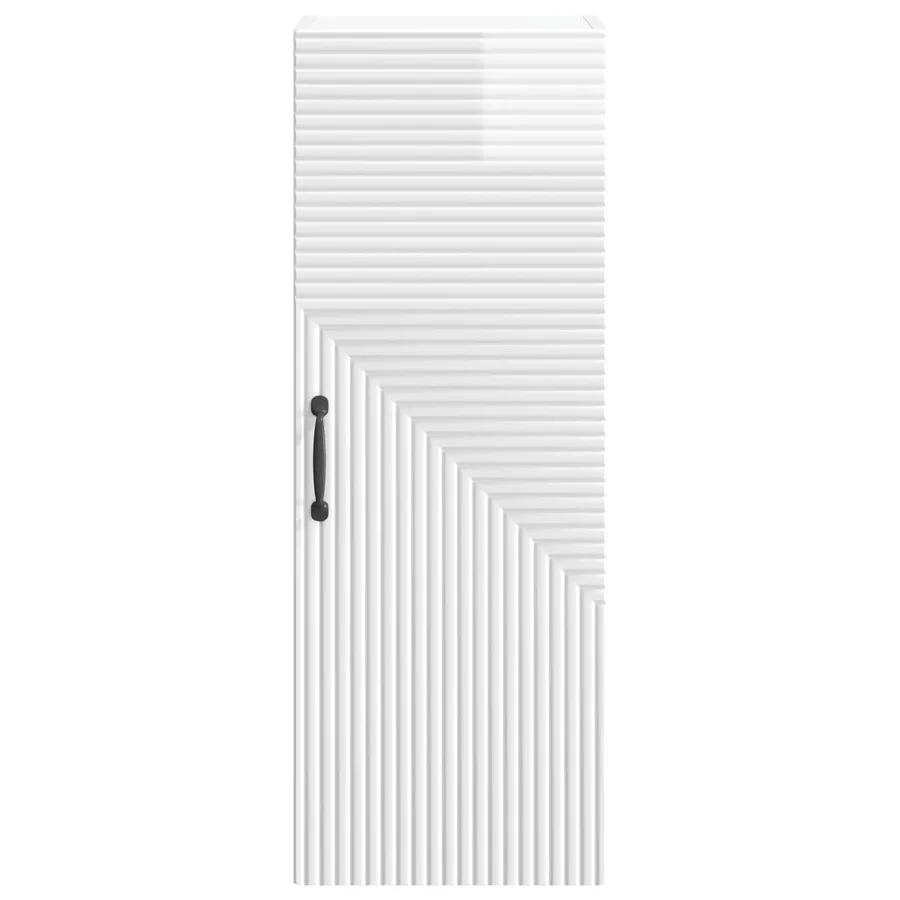 Armoire Murale Blanc brillant 33 x 34,5 x 90 cm - 4