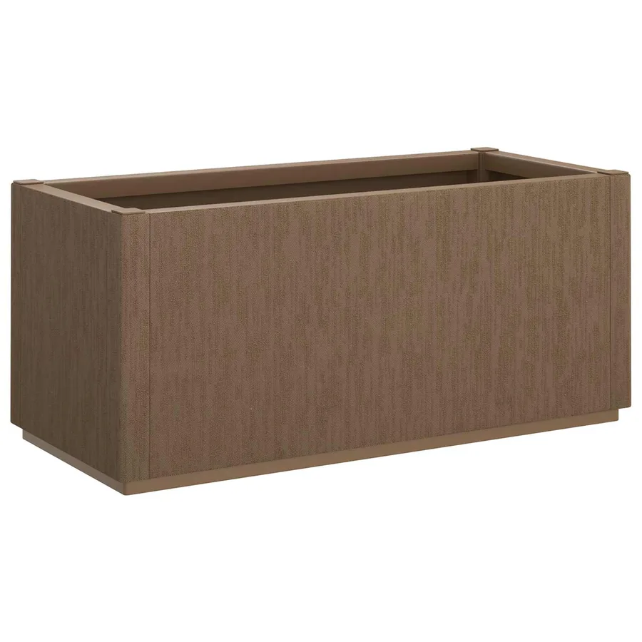 Boîte de fleurs de jardin Marron 80 x 36 x 35 cm PP - 2