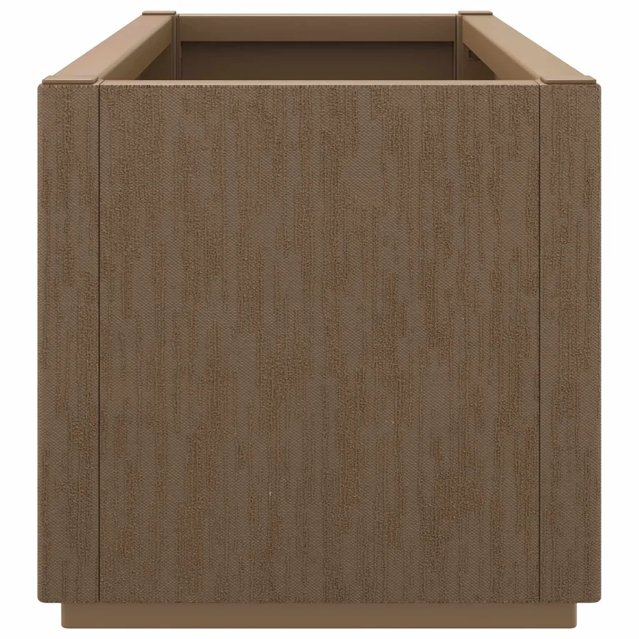 Boîte de fleurs de jardin Marron 80 x 36 x 35 cm PP - 5