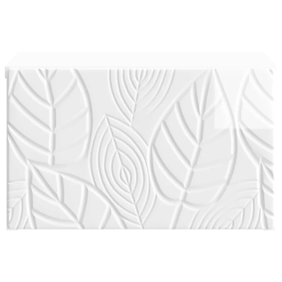 Table d'appoint murale 2 pcs Blanc brillant 34,5 x 33 x 20 cm - 6