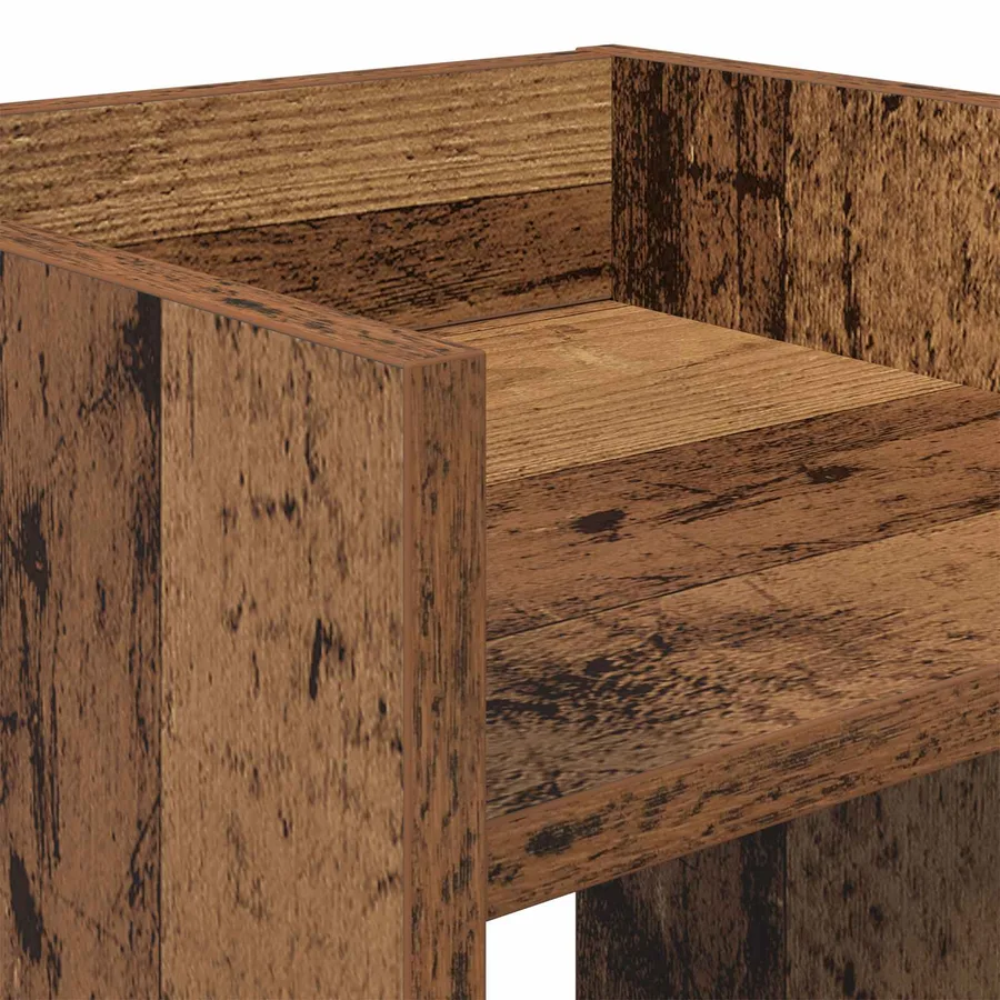 Support de Plante 2 pc Bois ancien 30 x 30 x 40 cm - 9