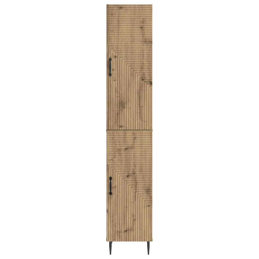 Ensemble de Meubles 2 pc Chêne artisanal Bois d'ingénierie - 5