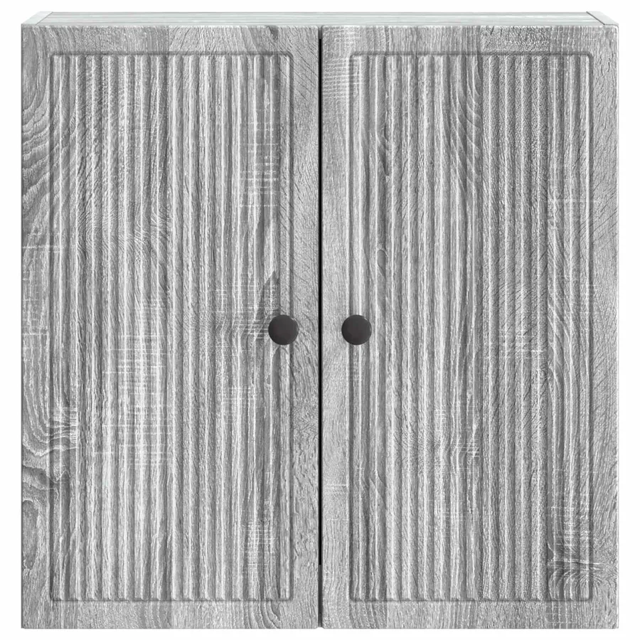 Armoire Murale Sonoma gris 59 x 31 x 60 cm Bois d'ingénierie - 4