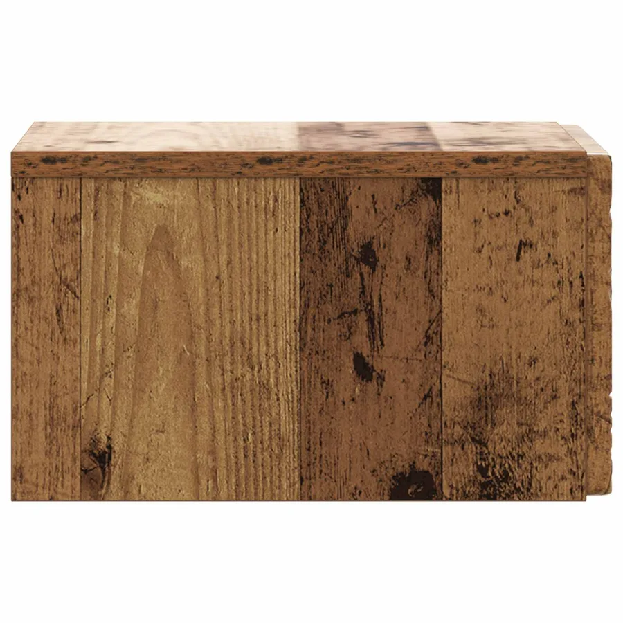 Table d'appoint murale Bois ancien 34,5 x 33 x 20 cm - 5