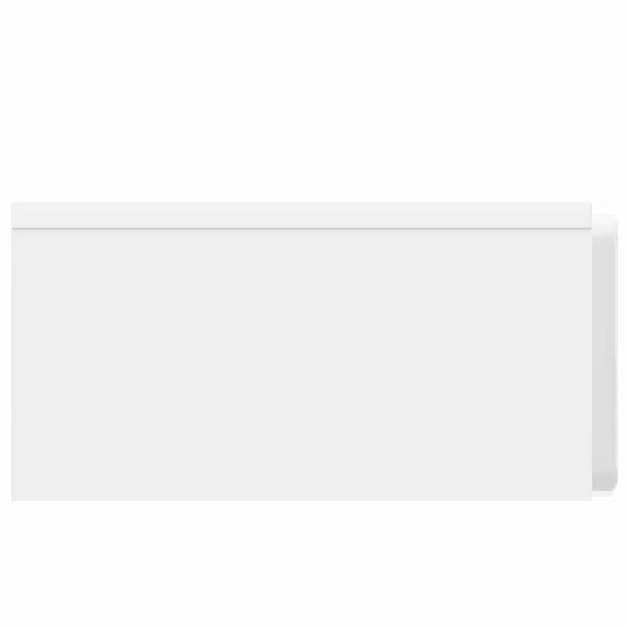 Table d'appoint murale Blanc brillant 87,5 x 34,5 x 17 cm - 6