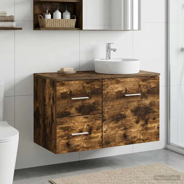 Meuble de Salle de Bain In-between Chêne fumé 30 x 44,5 x 50 cm