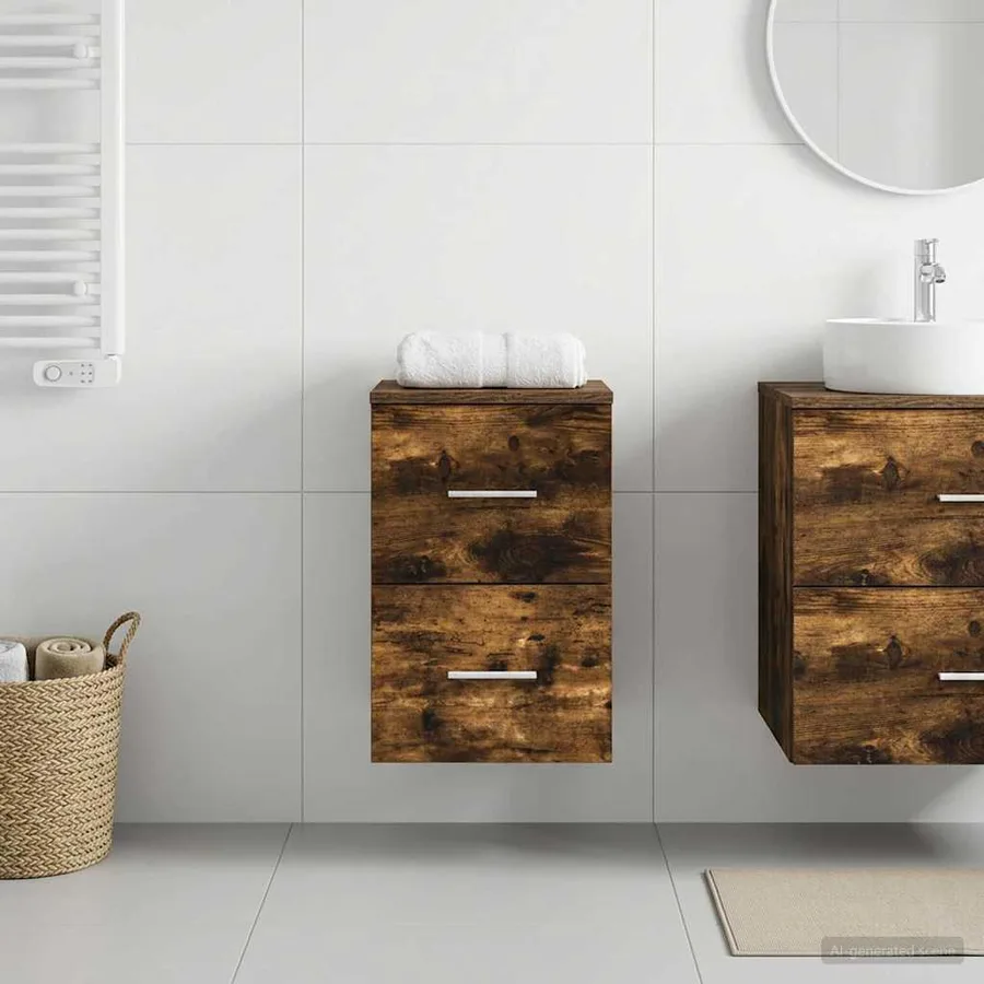 Meuble de Salle de Bain In-between Chêne fumé 30 x 44,5 x 50 cm - 3