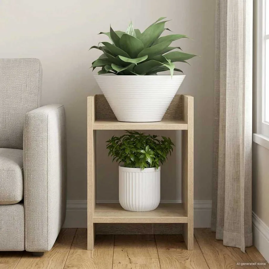Support de Plante Chêne Sonoma 30 x 30 x 40 cm