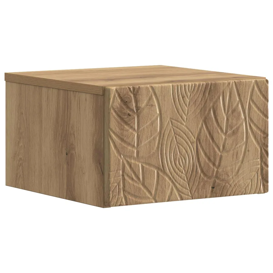 Table d'appoint murale Chêne artisanal 34,5 x 33 x 20 cm - 2