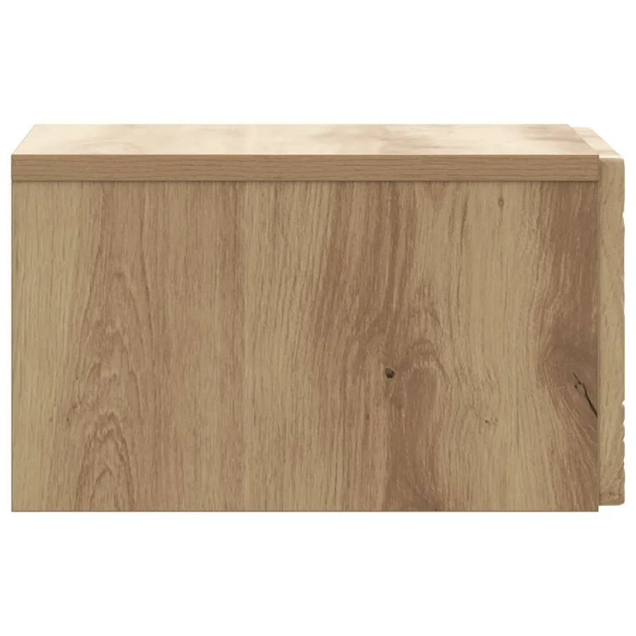 Table d'appoint murale Chêne artisanal 34,5 x 33 x 20 cm - 5