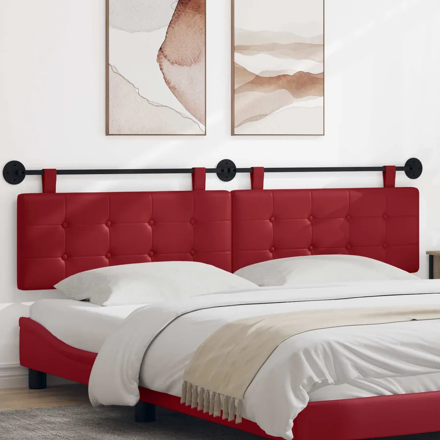 Tête de lit suspendue Bordeaux Simili cuir