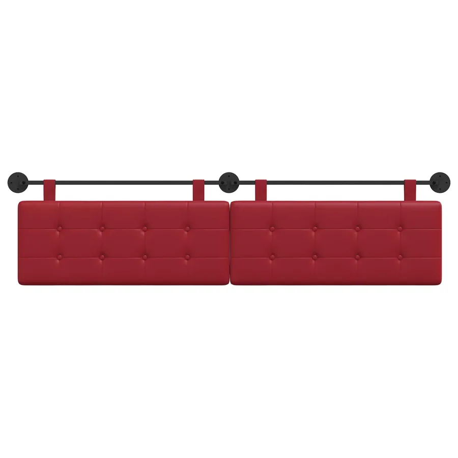 Tête de lit suspendue Bordeaux Simili cuir - 5