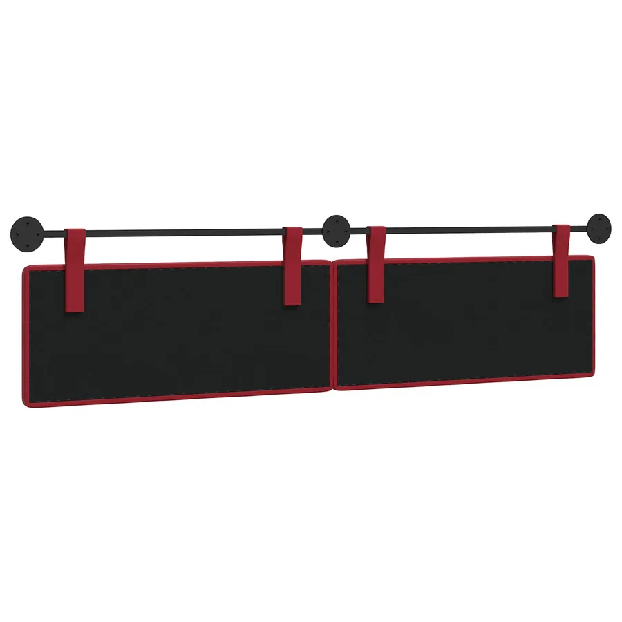 Tête de lit suspendue Bordeaux Simili cuir - 7