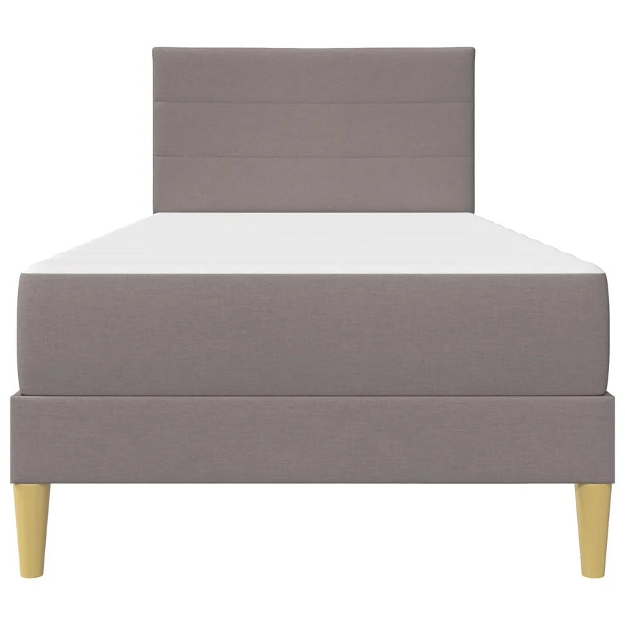 Cadre de lit Taupe 100 x 200 cm Polyester - 6