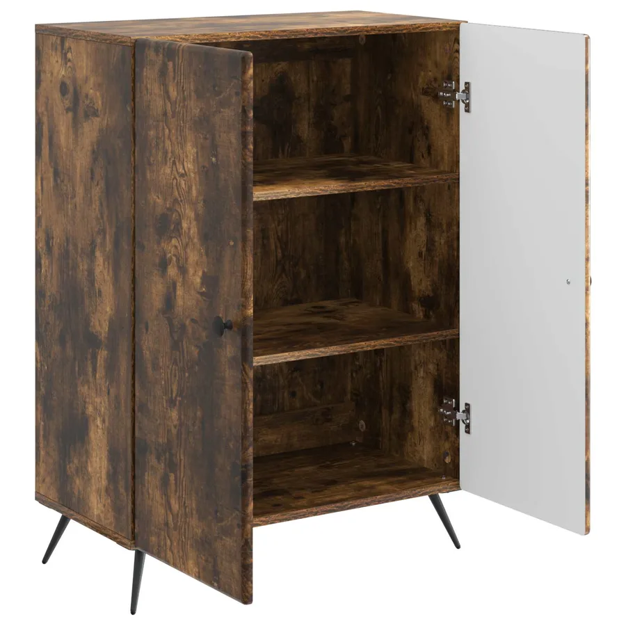Buffet Chêne fumé 66 x 34,5 x 90 cm Bois d'ingénierie - 5