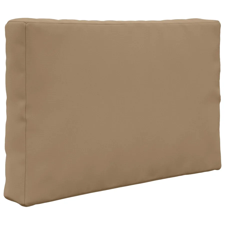 Coussin de canapé d'extérieur 3 pcs Taupe Polyester - 5
