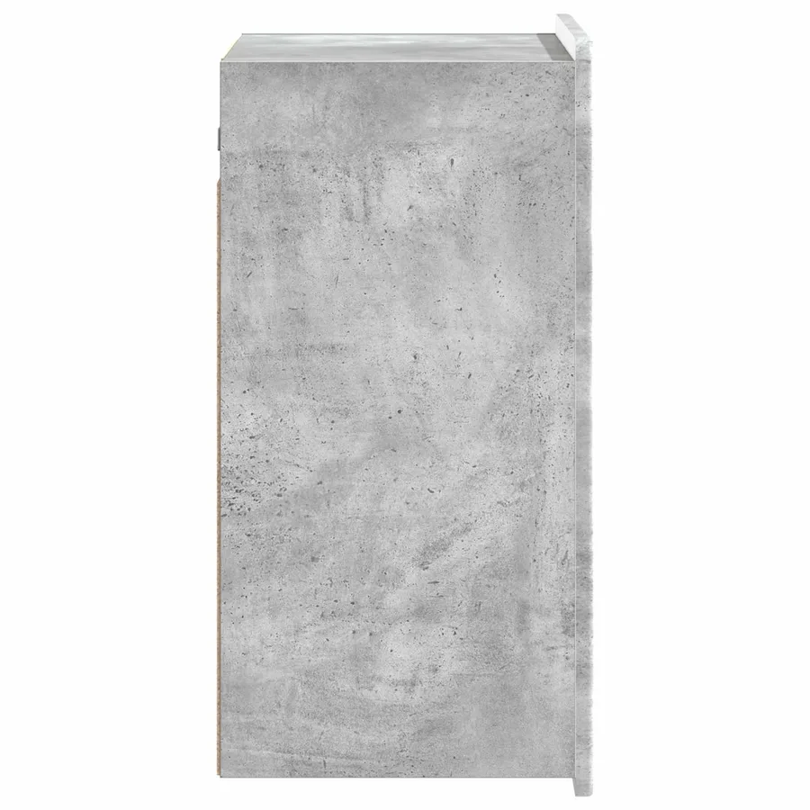 Armoire Murale Gris béton 59 x 31 x 64 cm Bois d'ingénierie - 5