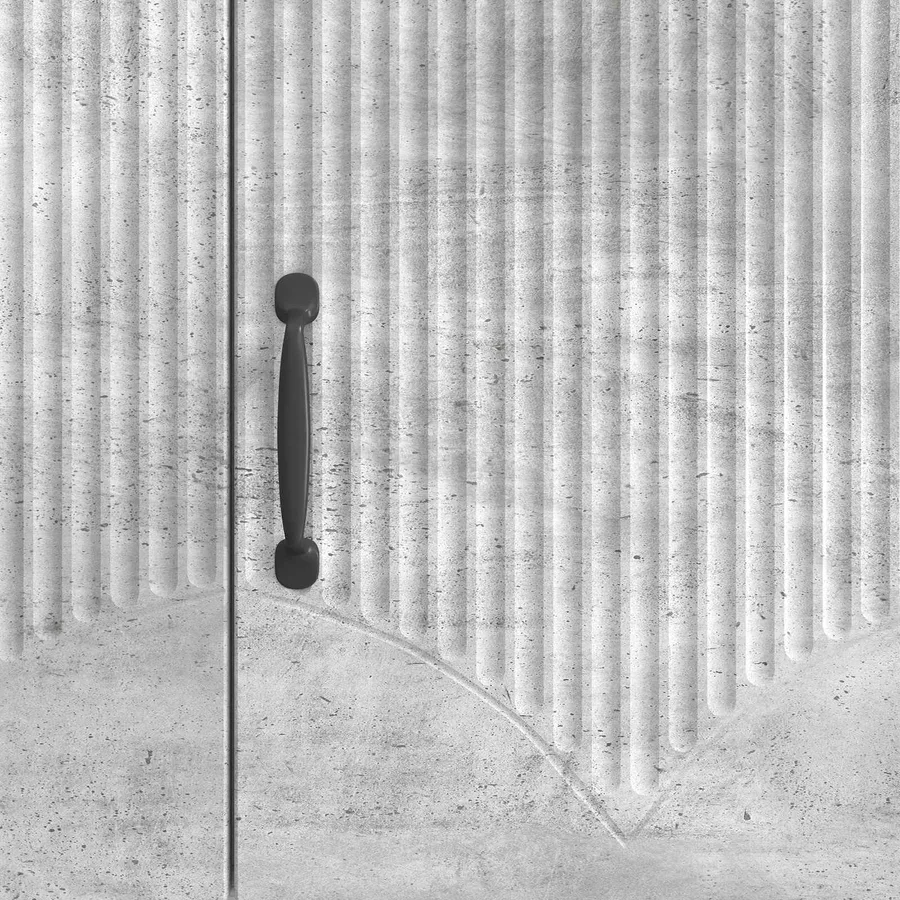 Meuble TV Gris béton 99 x 34,5 x 47 cm Bois d'ingénierie - 8