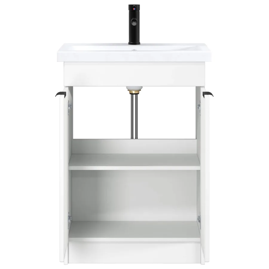 Ensemble de mobilier de salle de bain Blanc 78,5 x 37,5 x 81 cm - 3