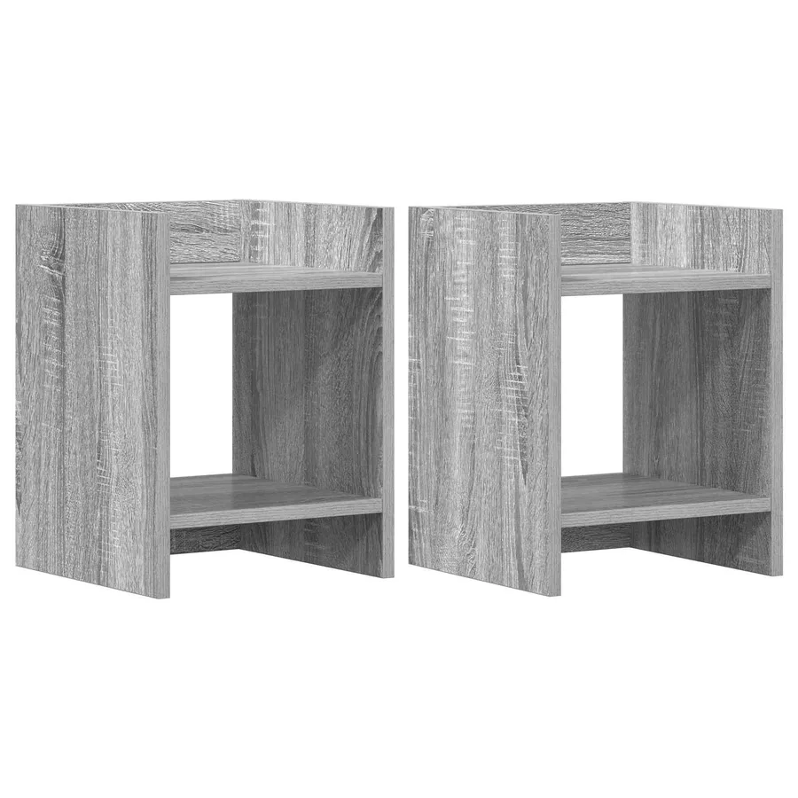 Support de Plante 2 pc Gris Sonoma 30 x 30 x 40 cm - 2
