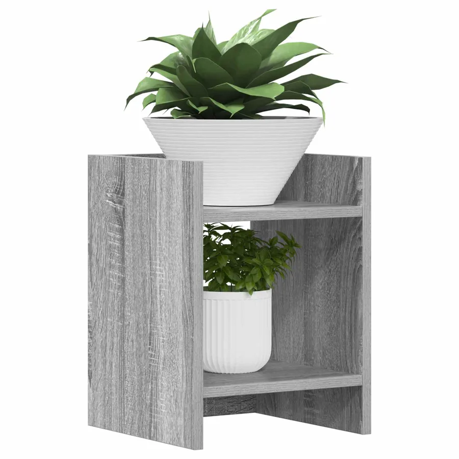 Support de Plante 2 pc Gris Sonoma 30 x 30 x 40 cm - 3