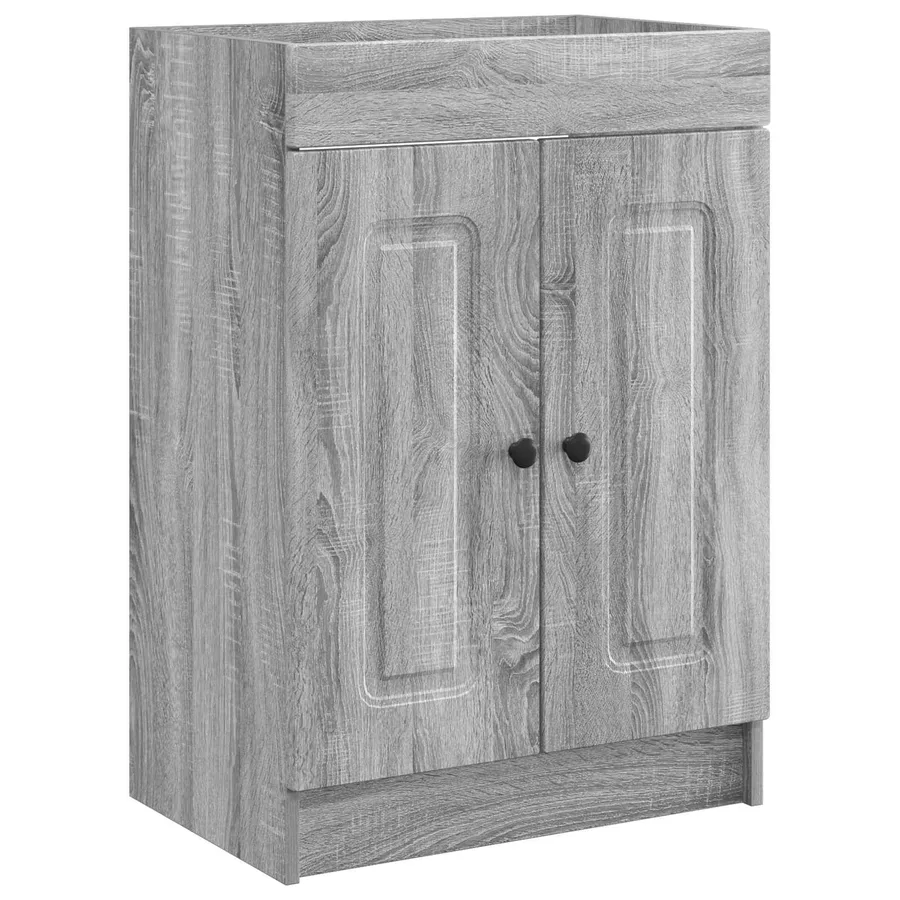 Ensemble de mobilier de salle de bain Sonoma gris - 4
