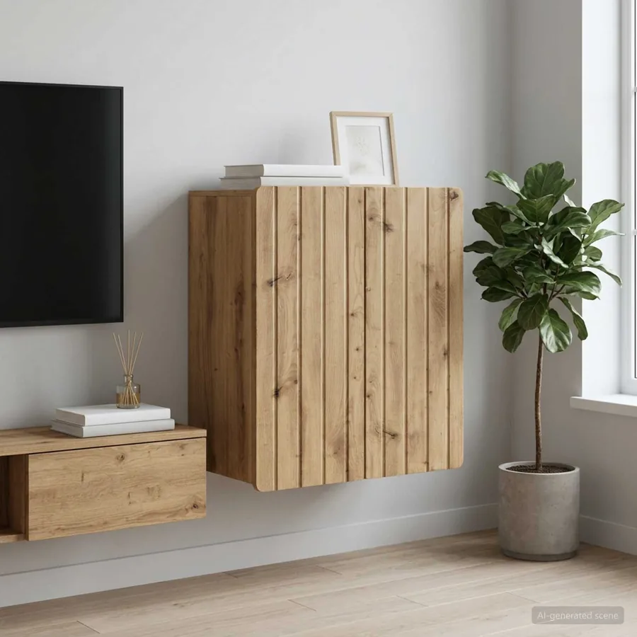Armoire Murale 59 x 31 x 64 cm Bois d'ingénierie