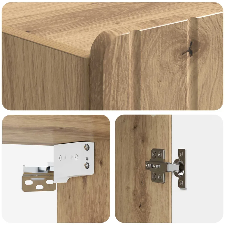 Armoire Murale 59 x 31 x 64 cm Bois d'ingénierie - 7