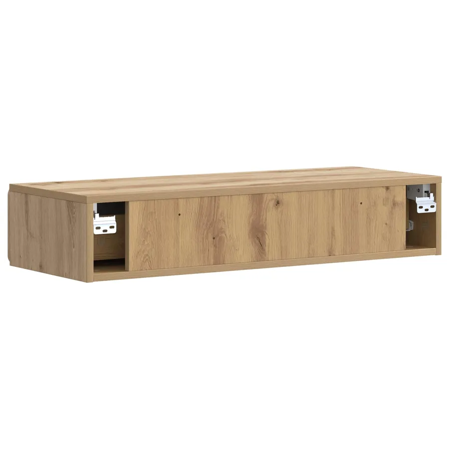 Table d'appoint murale 87,5 x 34,5 x 17 cm Bois d'ingénierie - 7