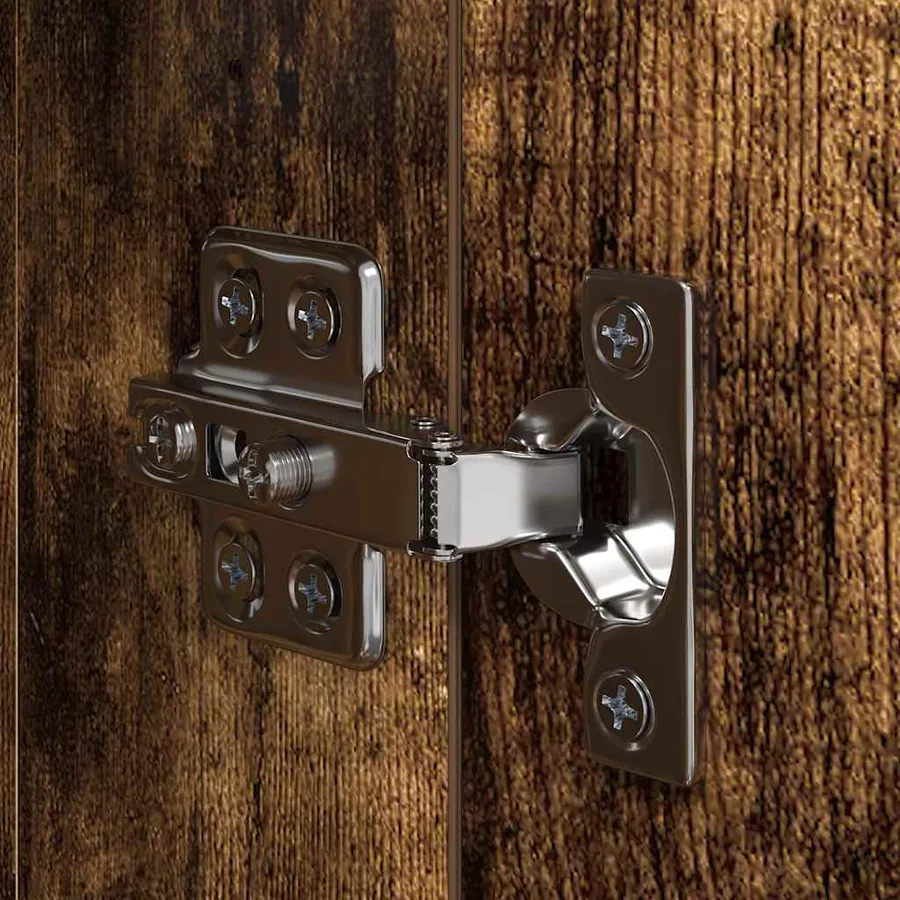 Ensemble de meubles TV 4 pcs Chêne fumé Bois d'ingénierie - 8