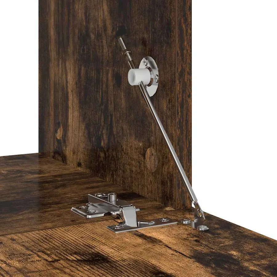 Ensemble de meubles TV 4 pcs Chêne fumé Bois d'ingénierie - 9