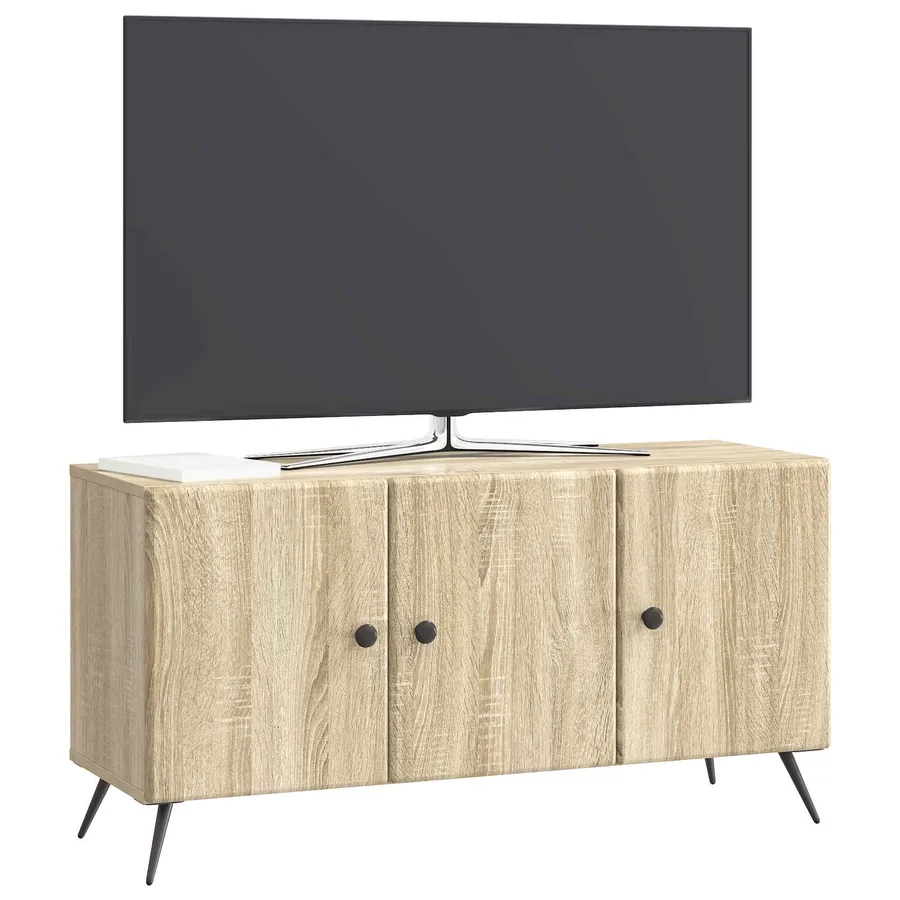 Meuble TV Chêne Sonoma 99 x 34,5 x 50 cm Bois d'ingénierie - 3