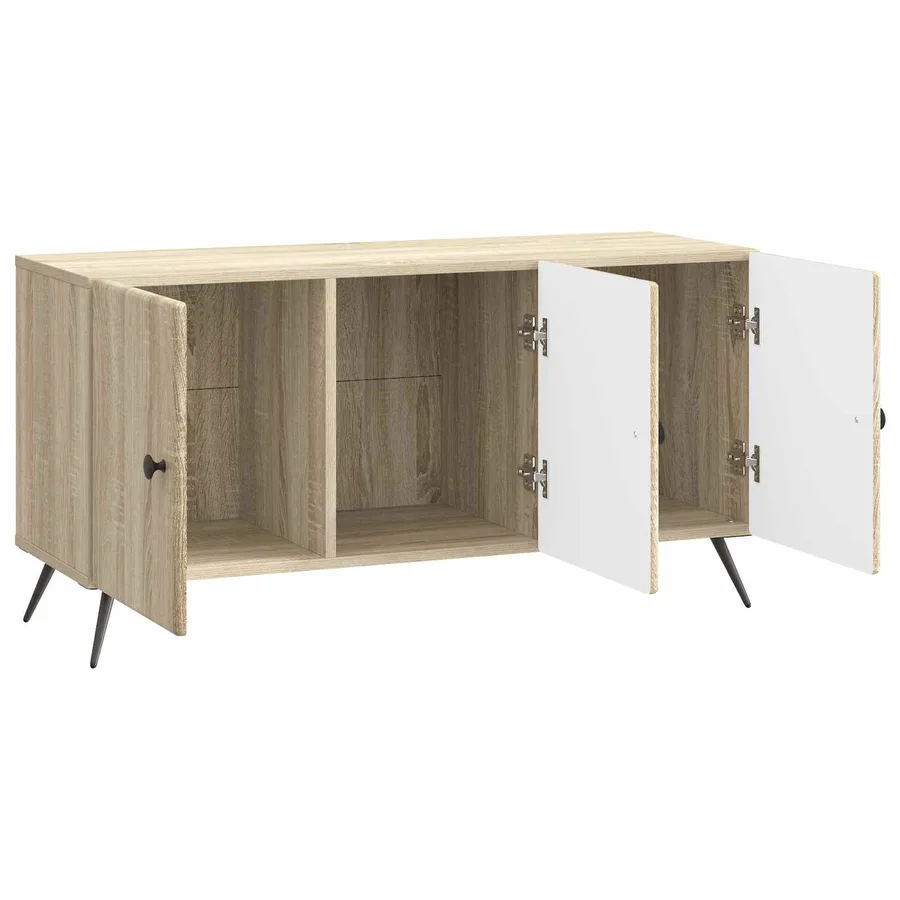 Meuble TV Chêne Sonoma 99 x 34,5 x 50 cm Bois d'ingénierie - 5