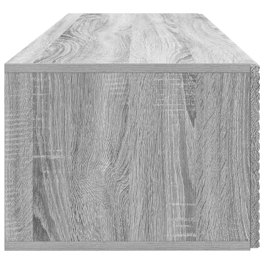Meuble TV mural Sonoma gris 98 x 41 x 30 cm Bois d'ingénierie - 7