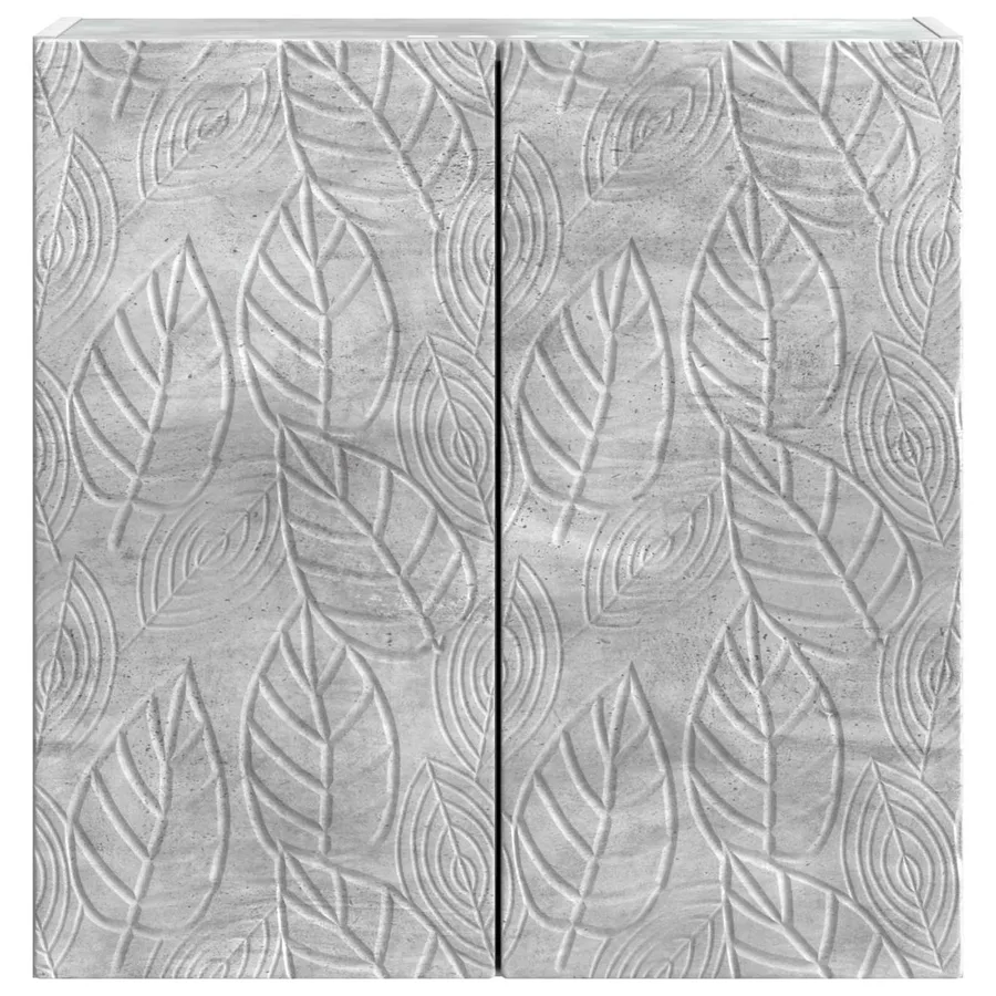 Armoire Murale Gris béton 59 x 31 x 60 cm Bois d'ingénierie - 4