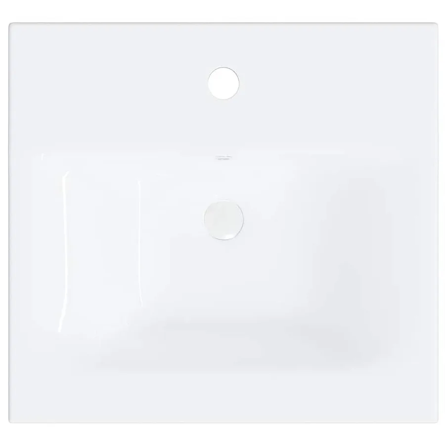 Ensemble de meubles de salle de bain Blanc Aggloméré - 13