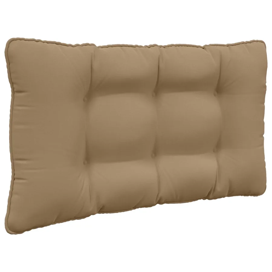 Coussin de canapé d'extérieur Polyester Taupe 80 x 68,5 x 8 cm - 5
