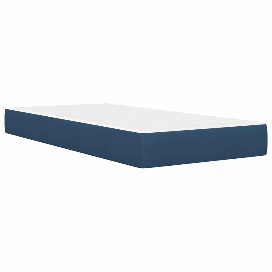 Cadre de lit Bleu 80 x 200 cm Polyester - 5