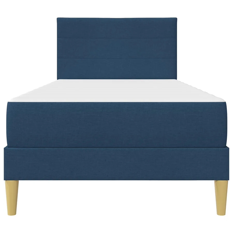 Cadre de lit Bleu 80 x 200 cm Polyester - 6