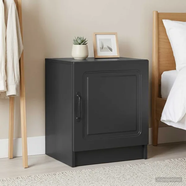 Cabinet de chevet 2 pcs Noir 43 x 34,5 x 47 cm