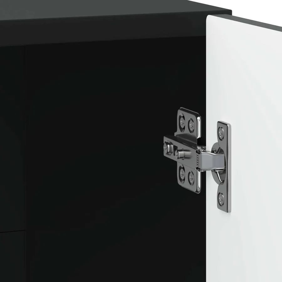 Cabinet de chevet 2 pcs Noir 43 x 34,5 x 47 cm - 12