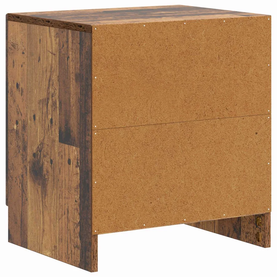 Cabinet de chevet 2 pcs Bois ancien 43 x 34,5 x 47 cm - 9